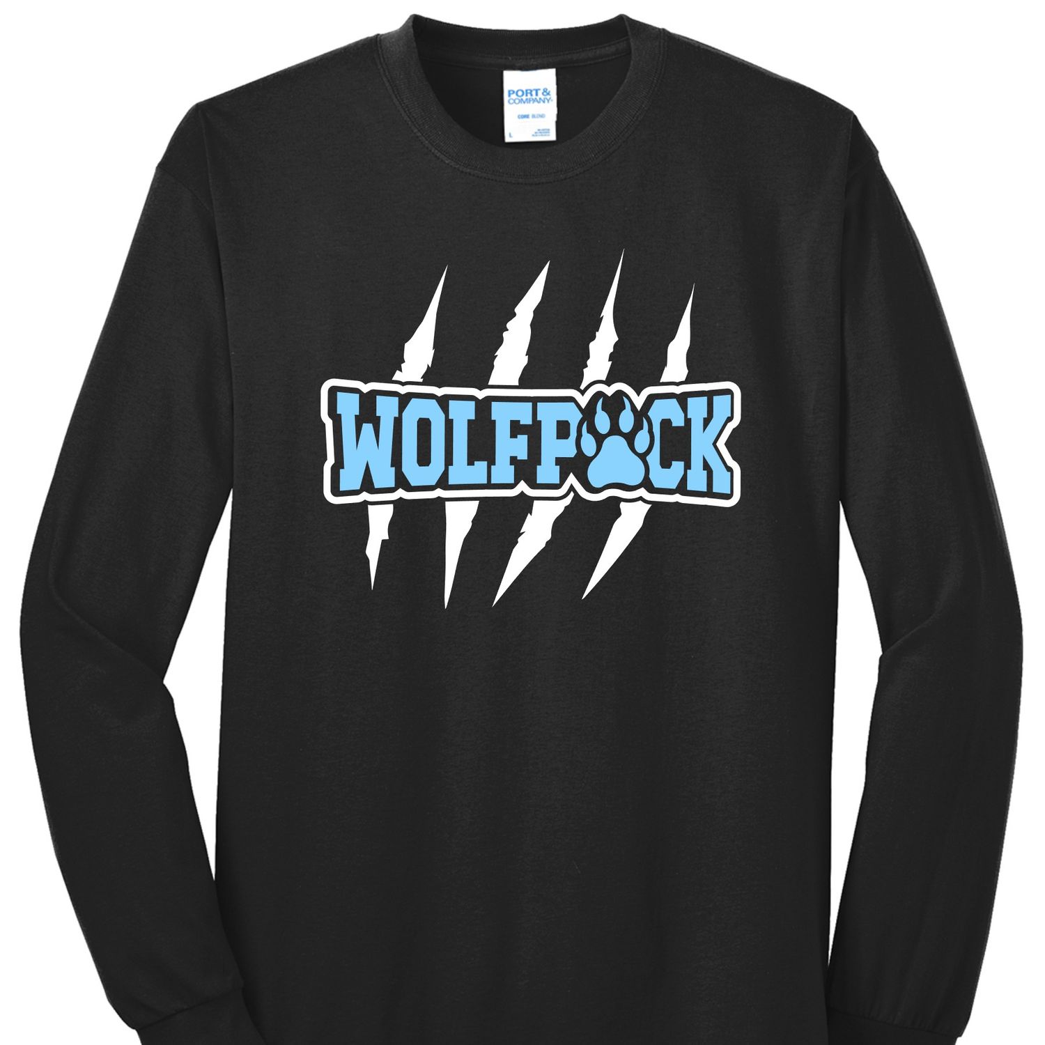 Wolfpack Football Claw Long Sleeve