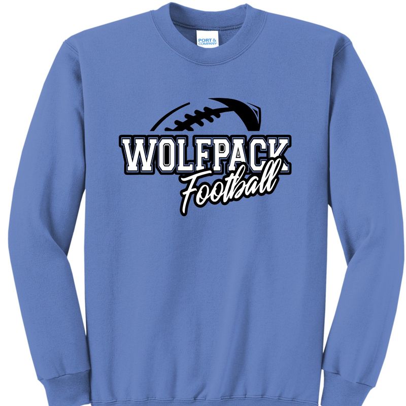 Wolfpack Football Crewneck Sweatshirt