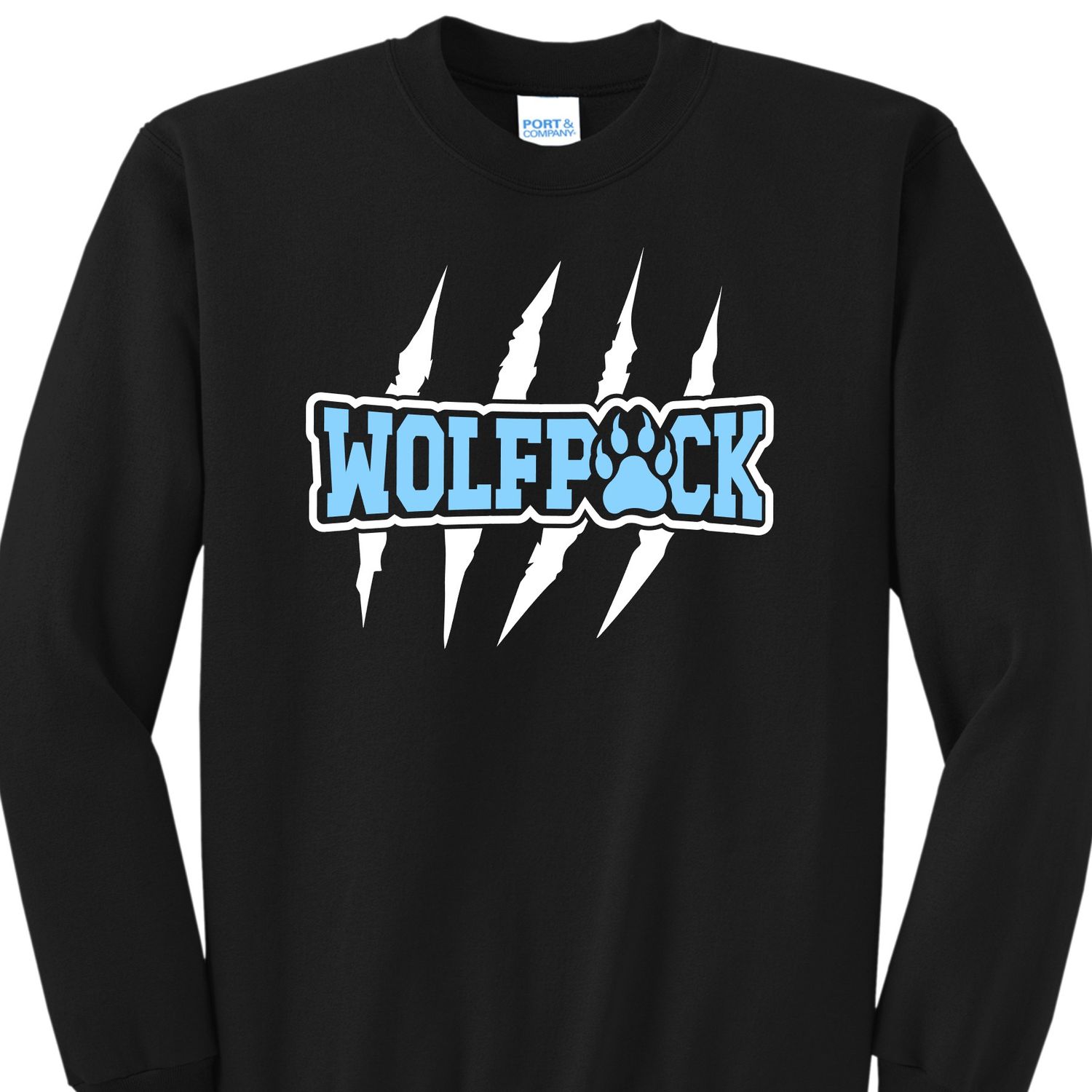 Wolfpack Football Claw Crewneck Sweatshirt