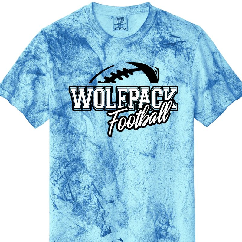 Wolfpack Football Color Blast Tshirt