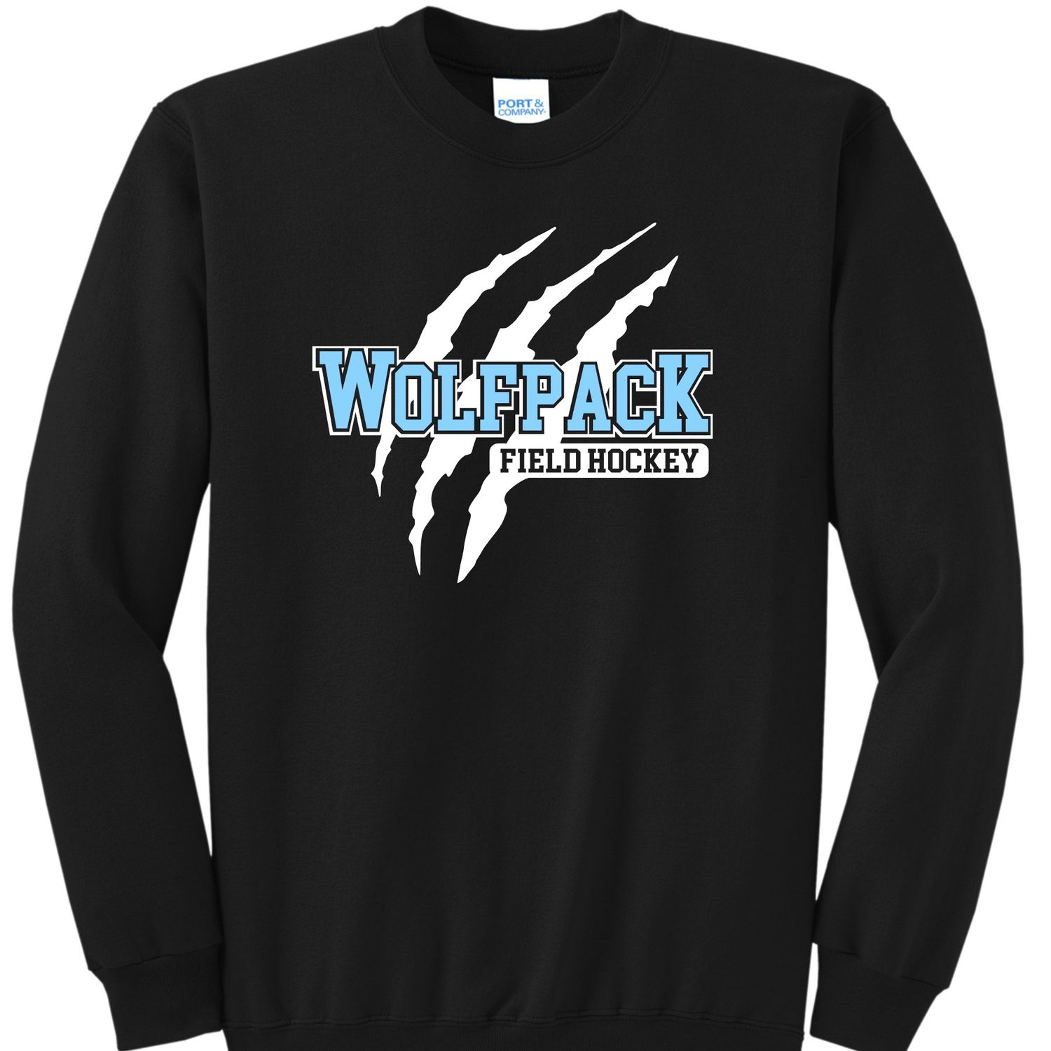 Wolfpack Field Hockey Claw Crewneck Sweatshirt