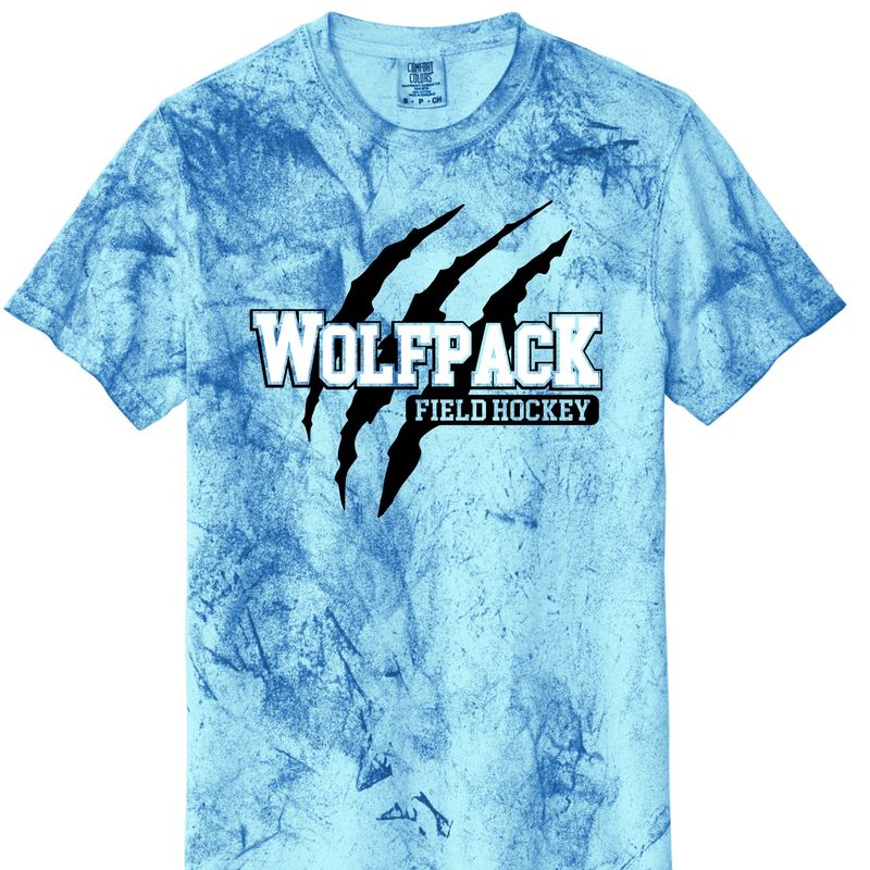 Wolfpack Field Hockey Color Blast Tshirt