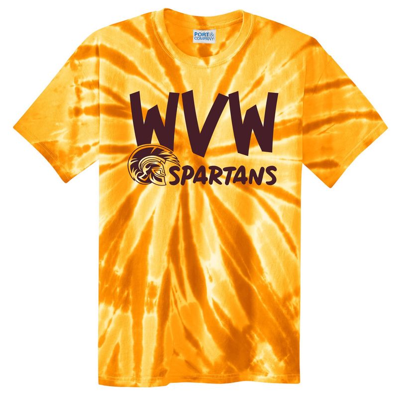 Spartans Tie Dye Tshirt