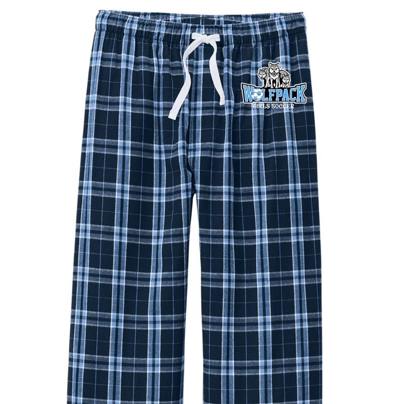 Wolfpack Girls Soccer 3 Wolves Pajama Pants