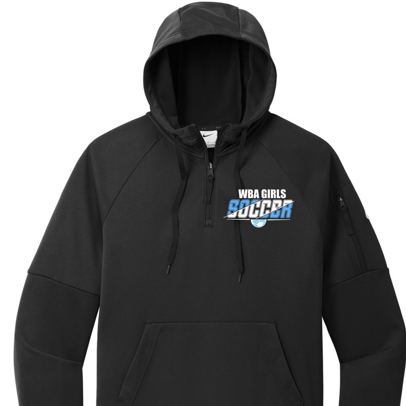 Wolfpack Girls Soccer Nike 1/4 Zip Hoodie