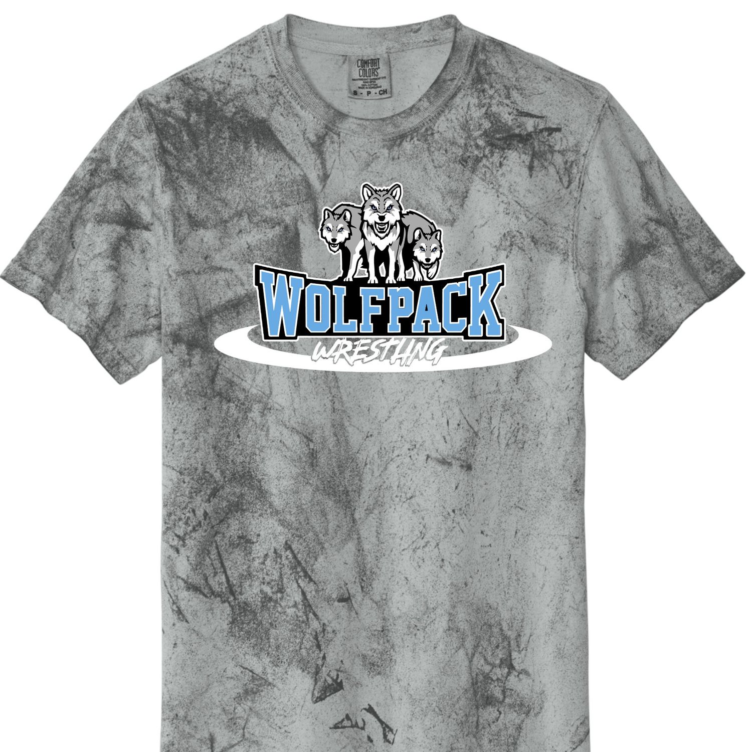 Wolfpack Wrestling Color Blast Tshirt