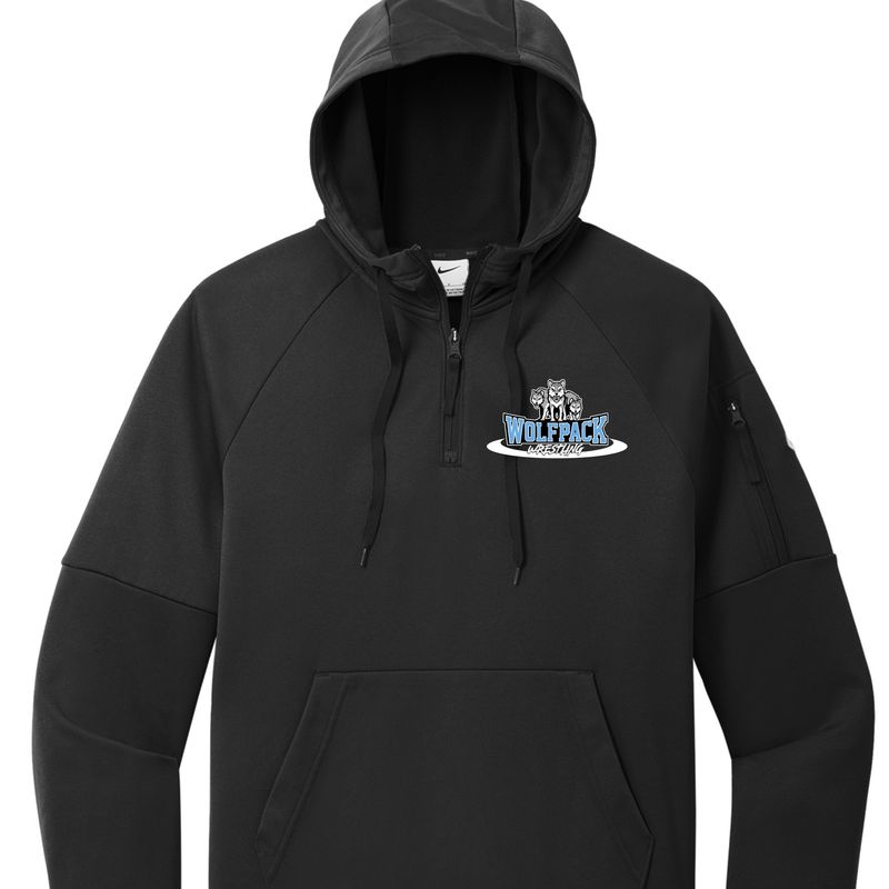 Wolfpack Wrestling Nike 1/4 Zip Hoodie