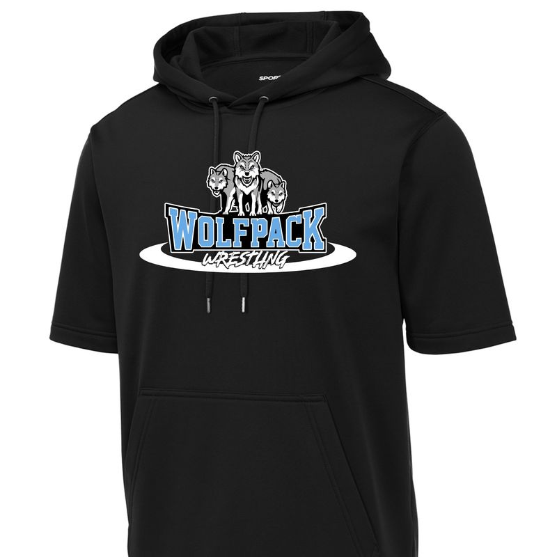 Wolfpack Wrestling Performance Short Sleeve Hoodie