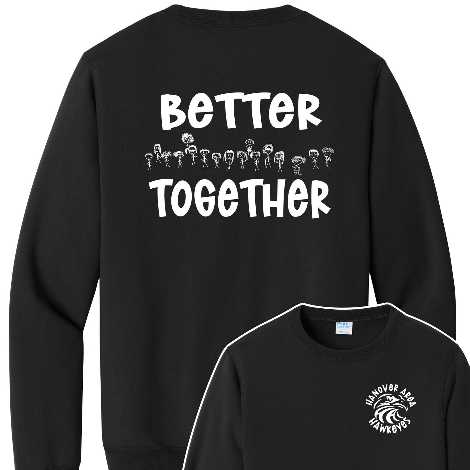 Hanover Area Better Together Pocket Crewneck Sweatshirt (Noodie)