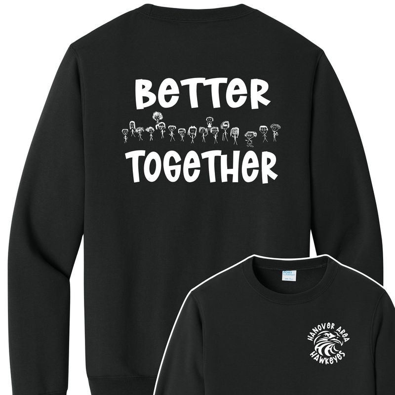 Hanover Area Better Together Pocket Crewneck Sweatshirt (Noodie)