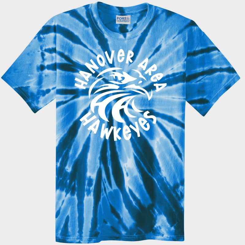 Hanover Area Hawkeyes Tie Dye Tshirt