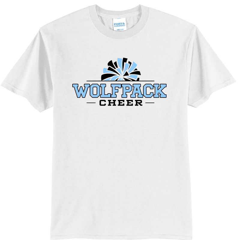 Wolfpack Cheer Pom Pom Tshirt
