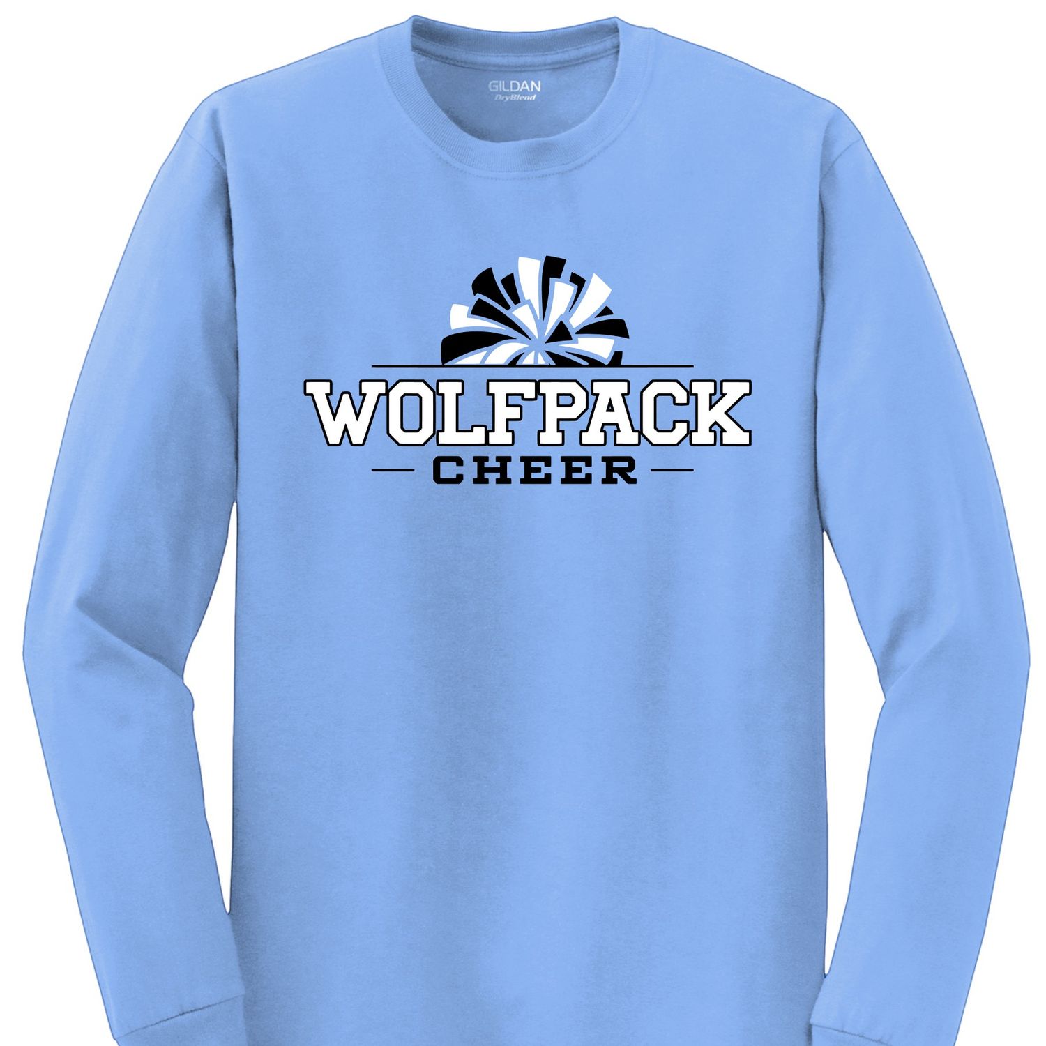 Wolfpack Cheer Pom Pom Long Sleeve