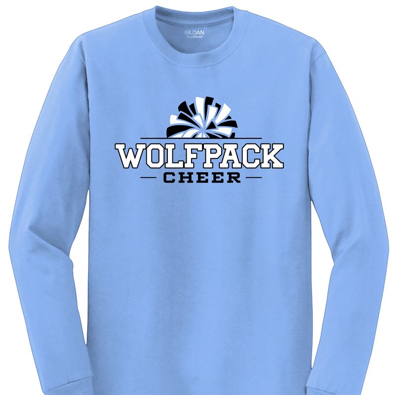 Wolfpack Cheer Pom Pom Long Sleeve