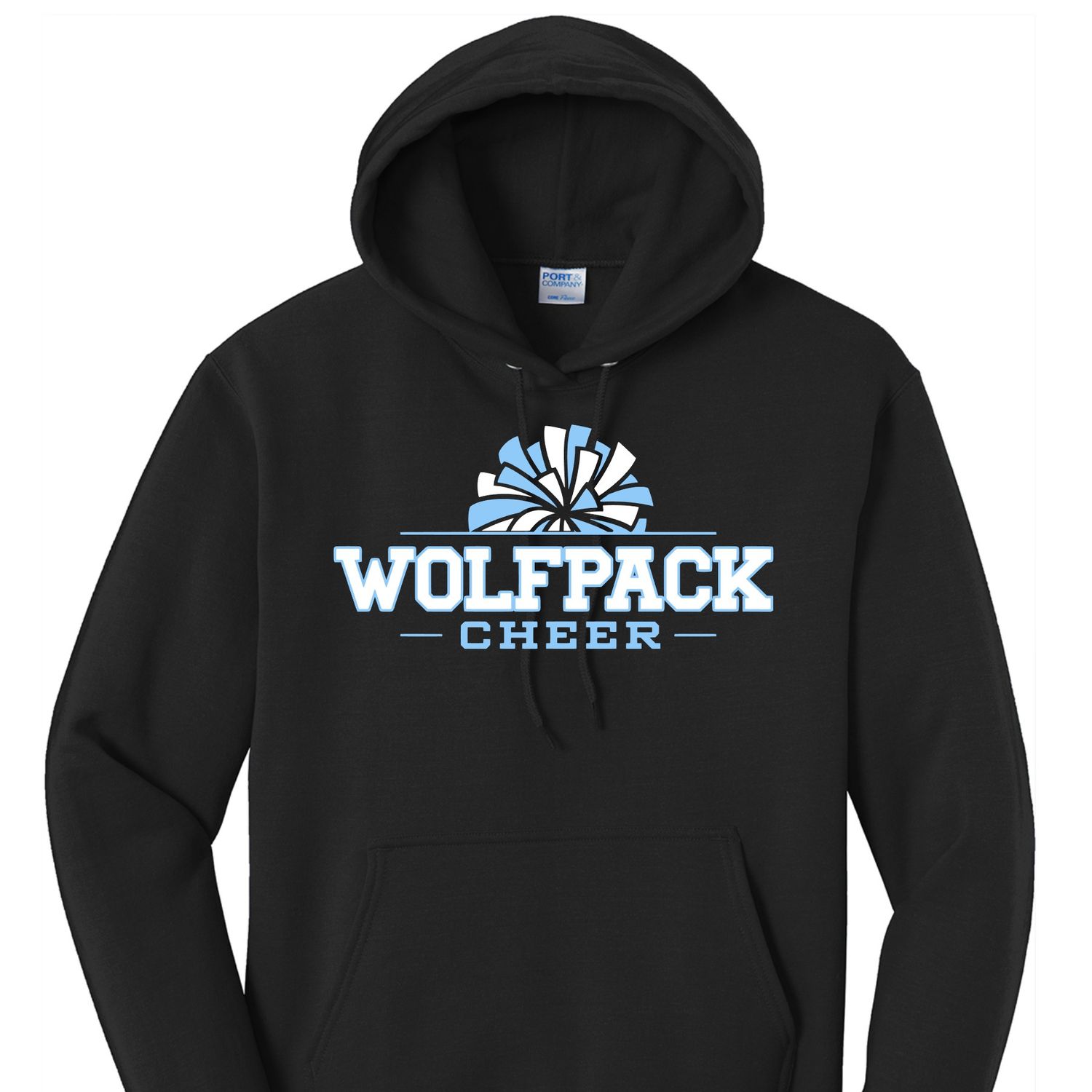 Wolfpack Cheer Pom Pom Hoodie