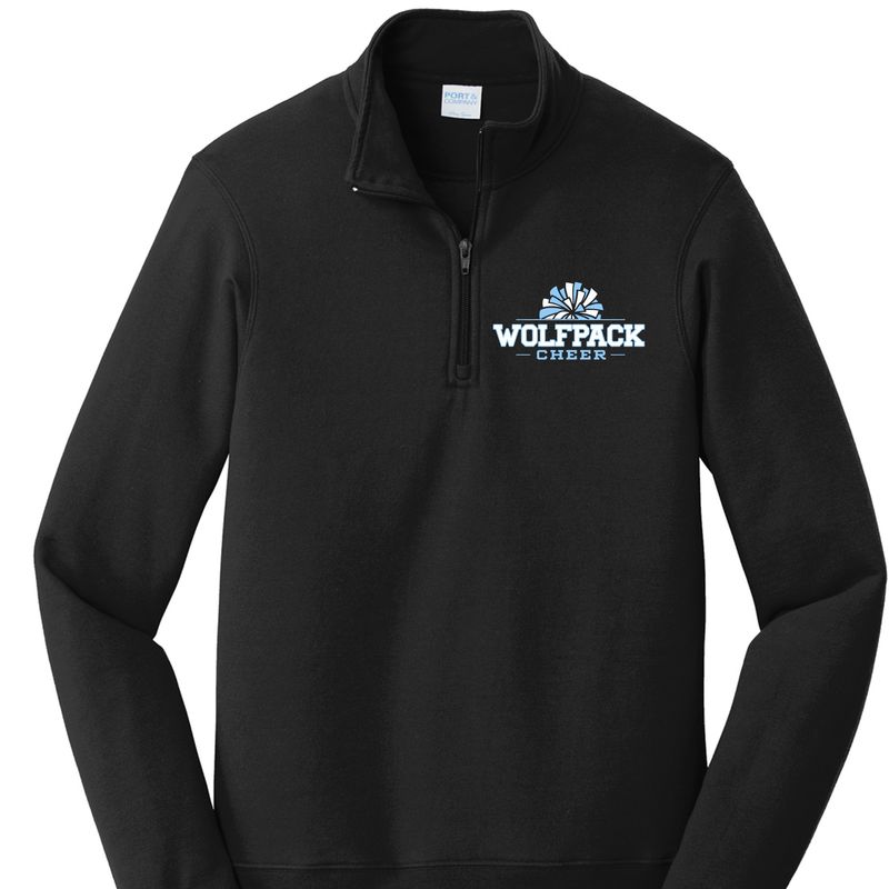 Wolfpack Cheer Pom Pom Quarter Zip