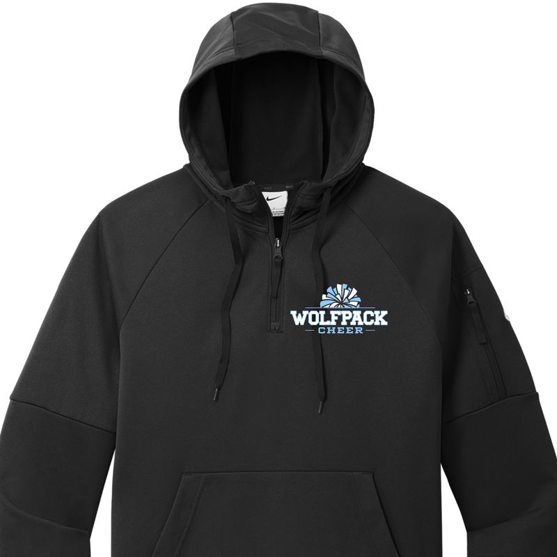 Wolfpack Cheer Nike 1/4 Zip Hoodie