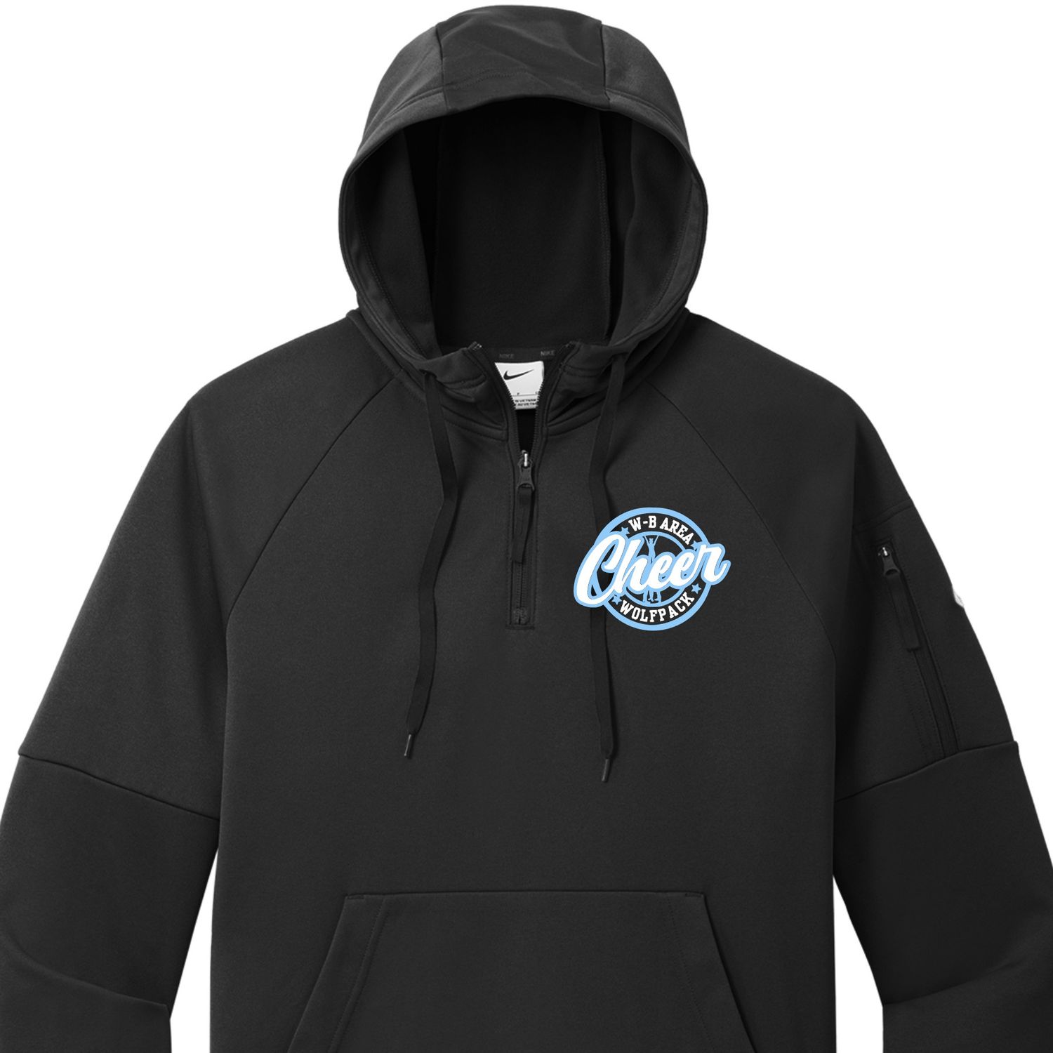 Wolfpack Cheer Nike 1/4 Zip Hoodie