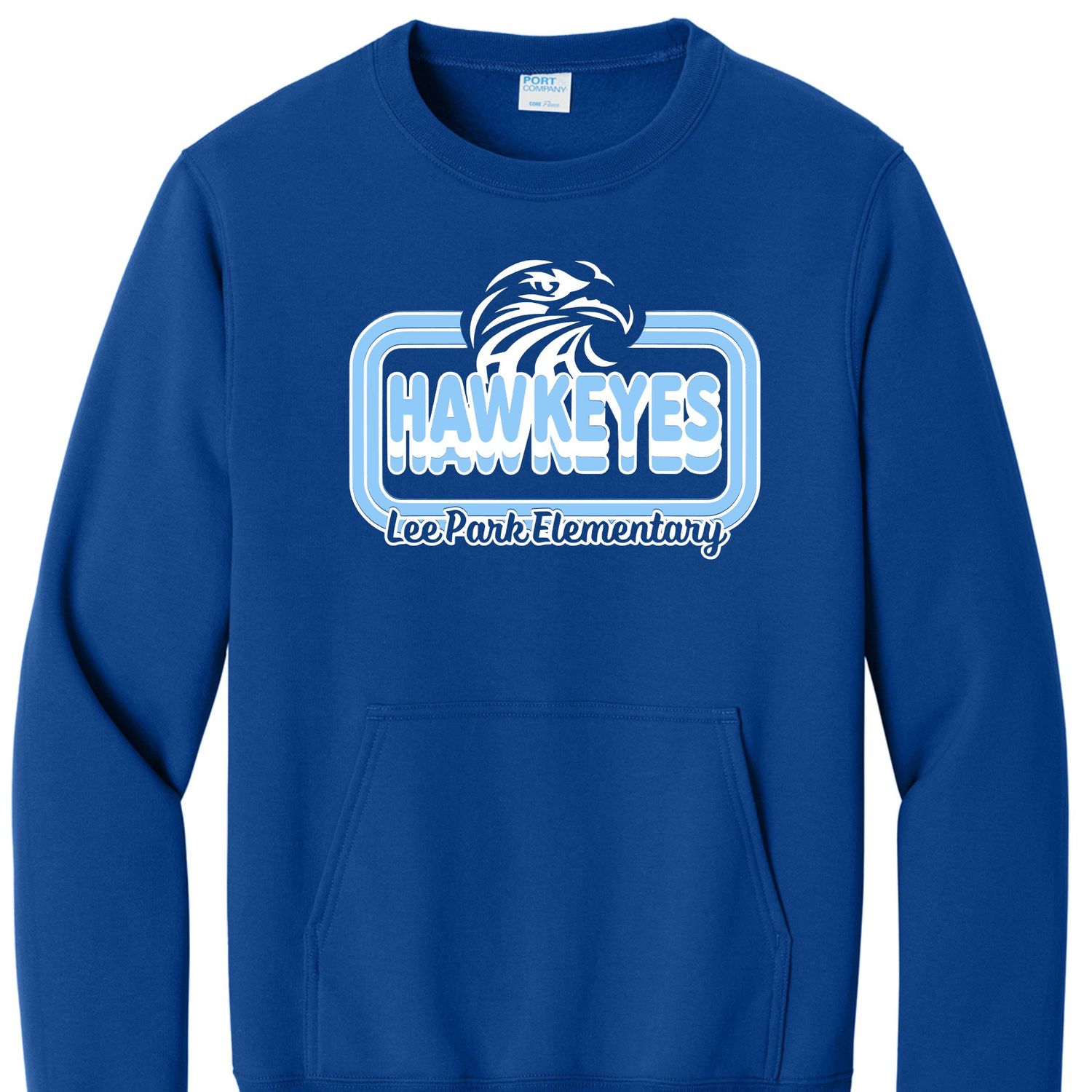 Lee Park Elementary Pocket Crewneck Sweatshirt (Noodie)