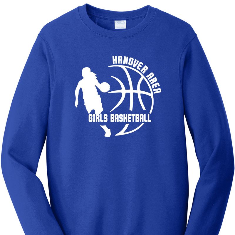 Hanover Area Girls Basketball Crewneck Sweatshirt