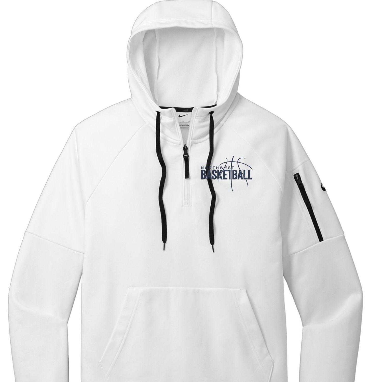 Northwest Basketball Nike 1/4 Zip Hoodie