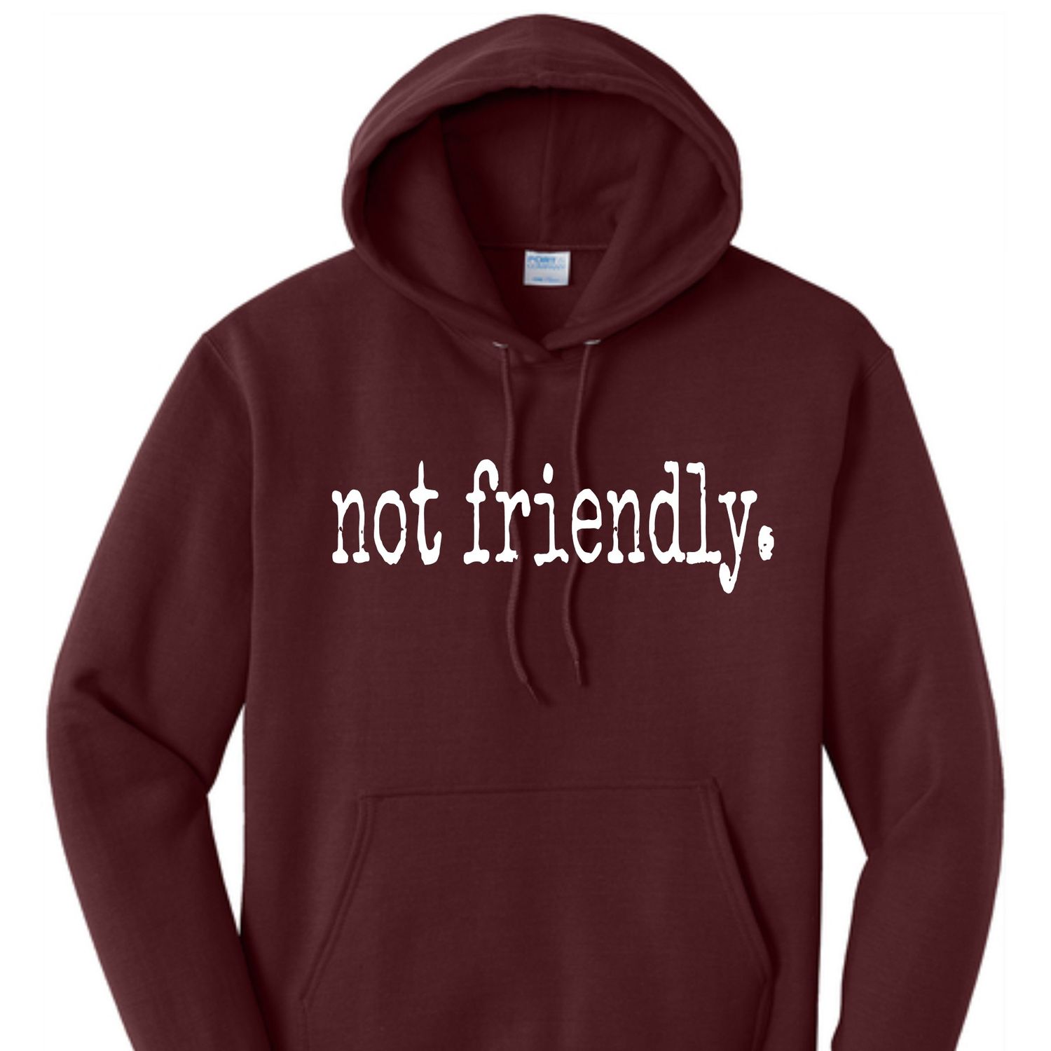 Not Friendly Hoodie