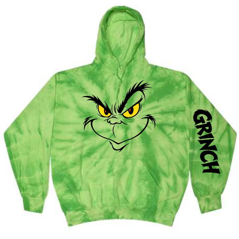 Grinch Tie Dye Hoodie