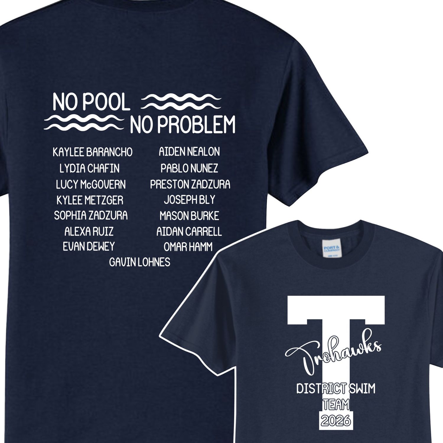 Trohawks District Swim Team 2026