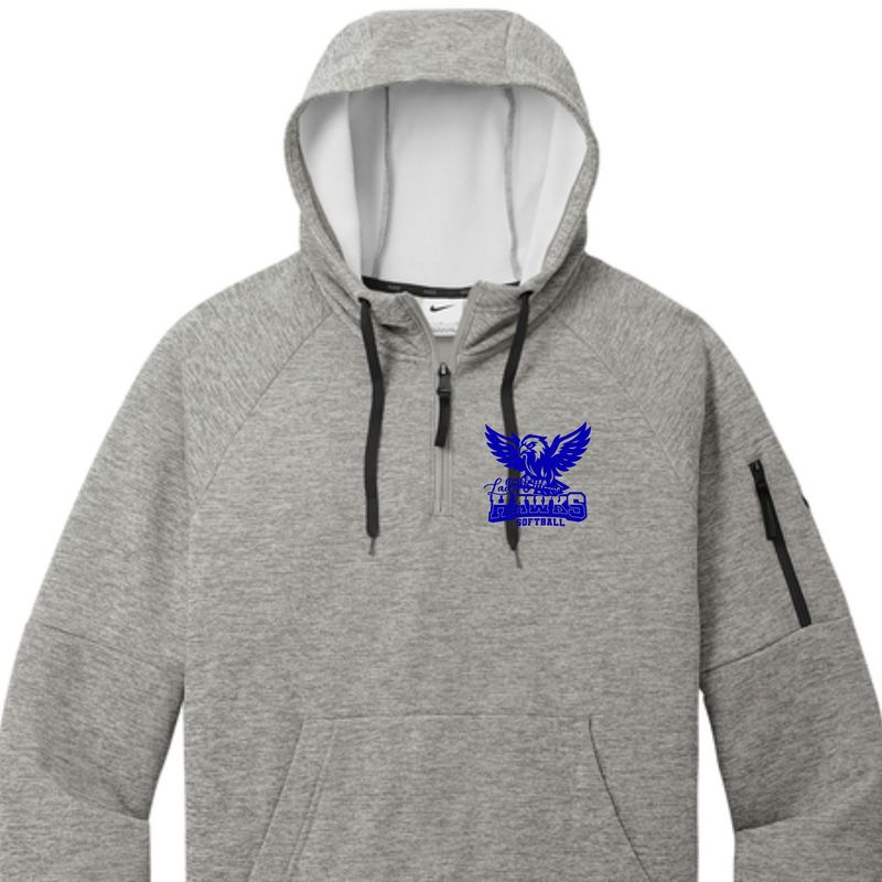 Hanover Area Lady Hawks Softball Nike 1/4 Zip Hoodie