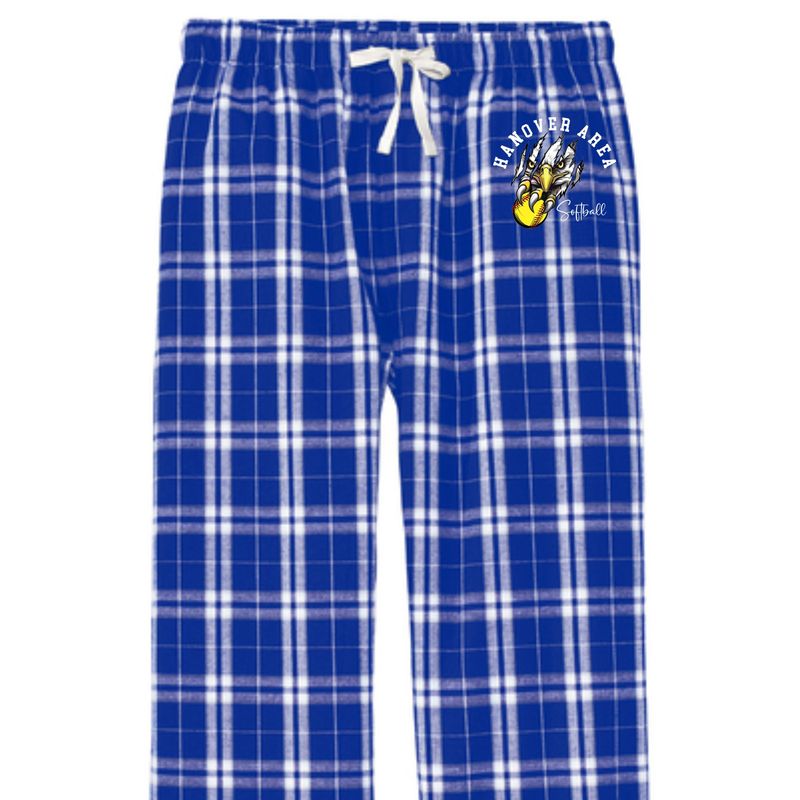 Hanover Area Lady Hawks Softball Claw Pajama Pants