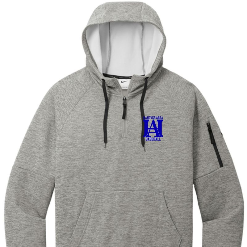 Hanover Area Baseball HA Nike 1/4 Zip Hoodie