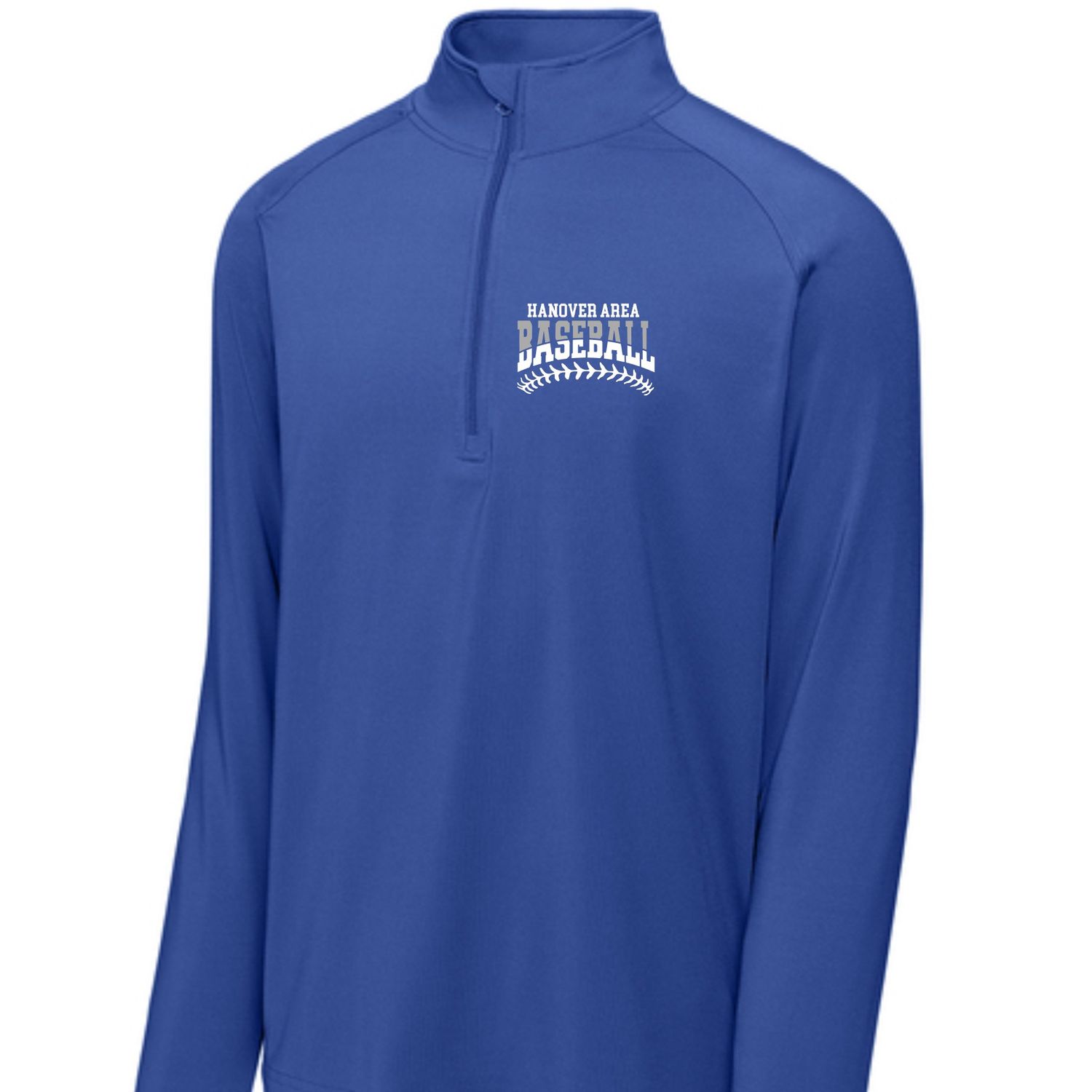 Hanover Area Baseball Stitched Performance 1/4 Zip