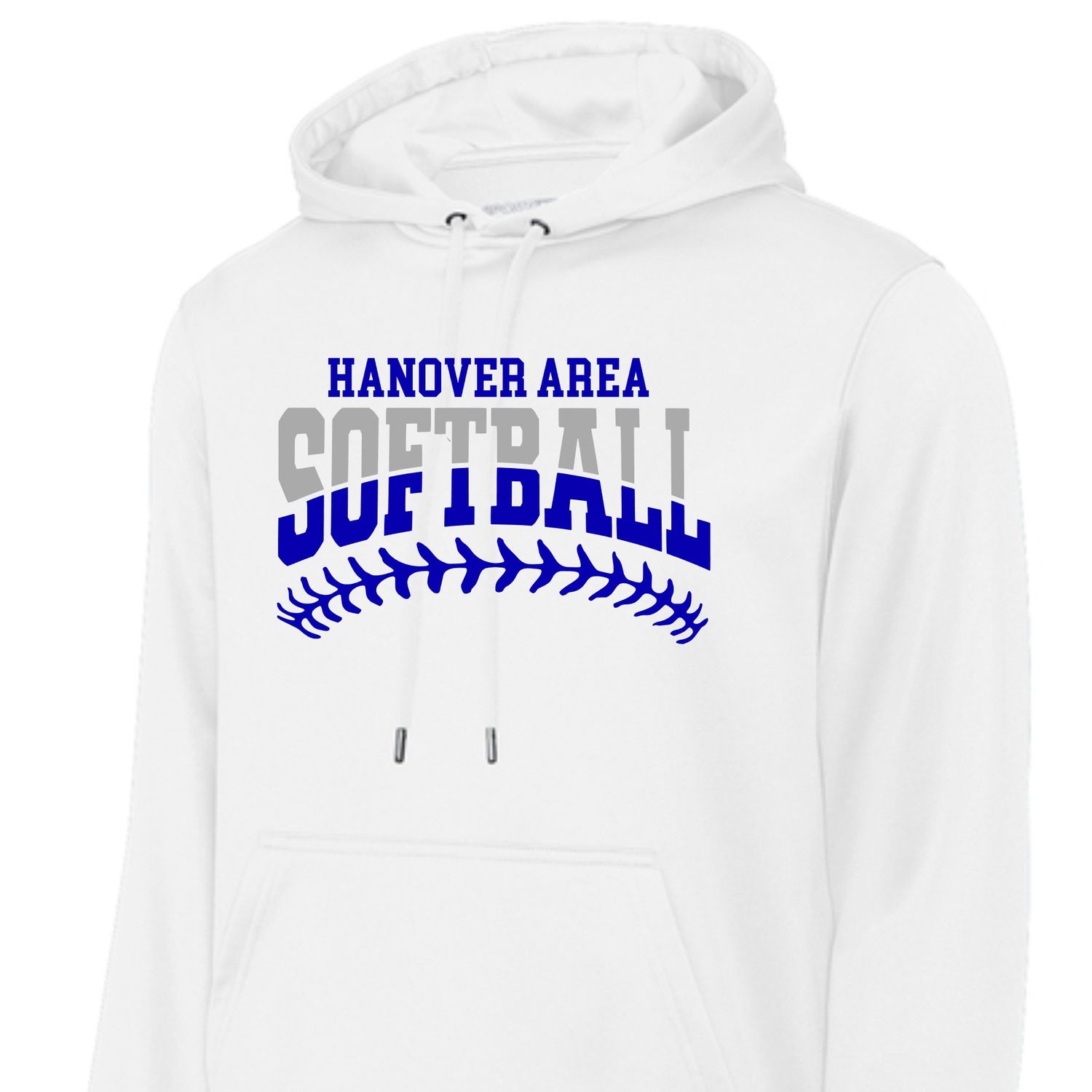 Hanover Area Softball Stitched Performance Hoodie