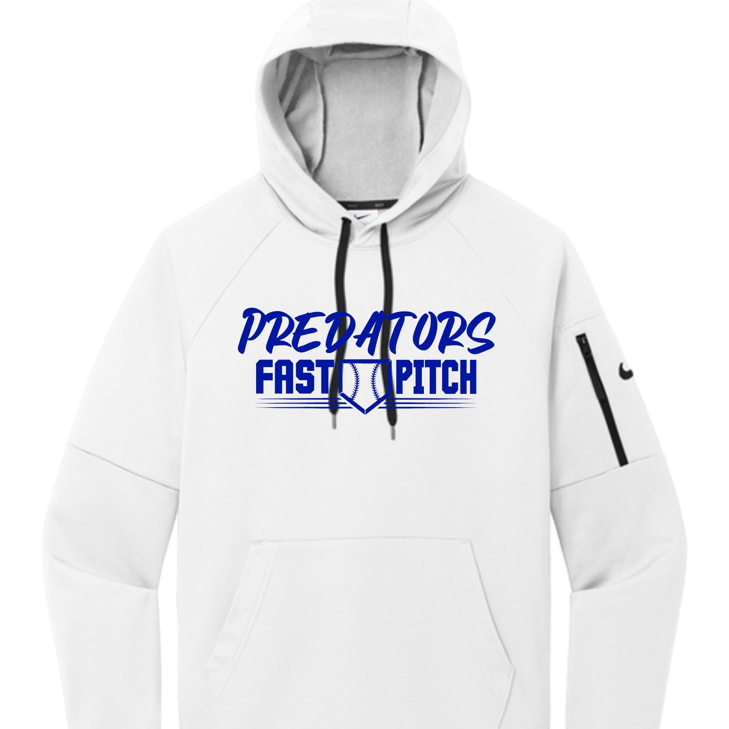 Predators Fastpitch Home Plate Nike Performance Hoodie