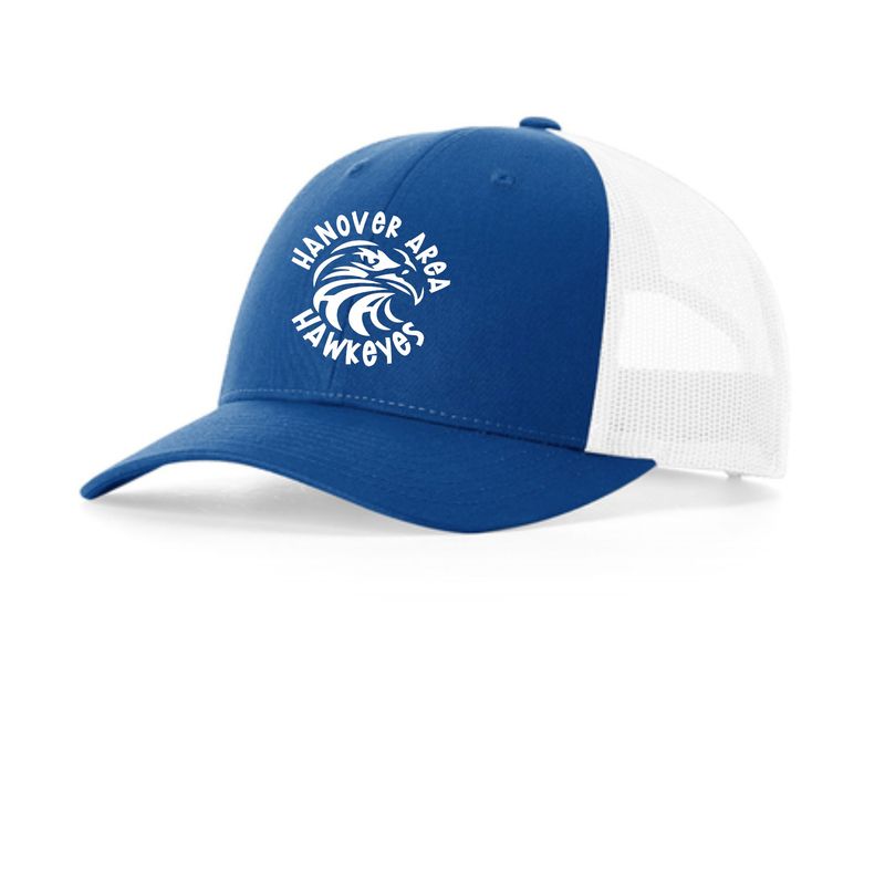 Hanover Area Unified Track &amp; Field Hawk Head Trucker Cap