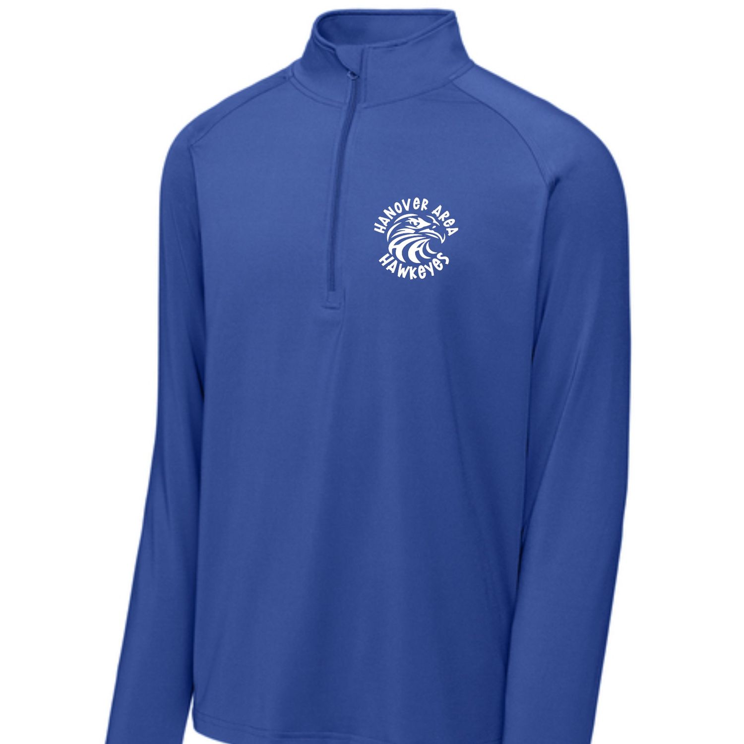 Hanover Area Unified Track &amp; Field Hawk Head Performance 1/4 Zip