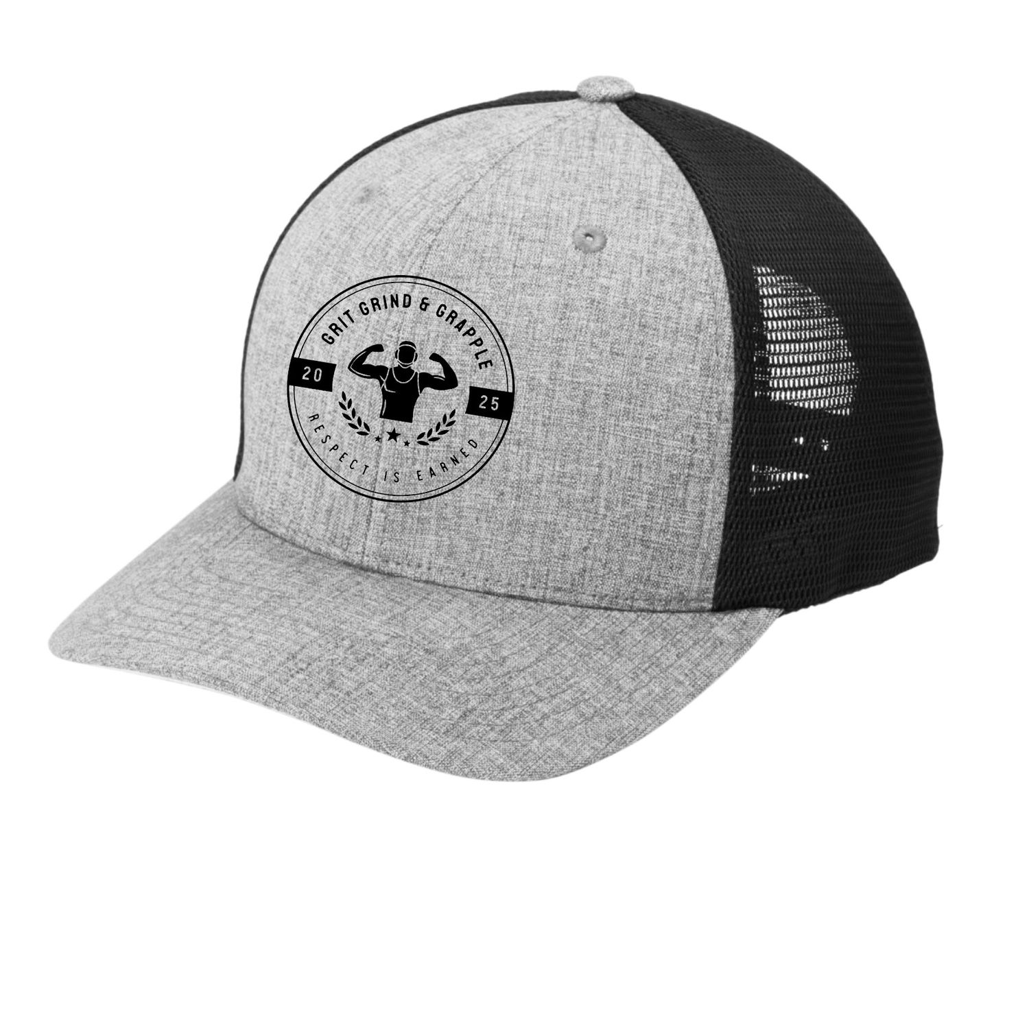 Grit Grind &amp; Grapple Flexfit 110 Trucker Cap