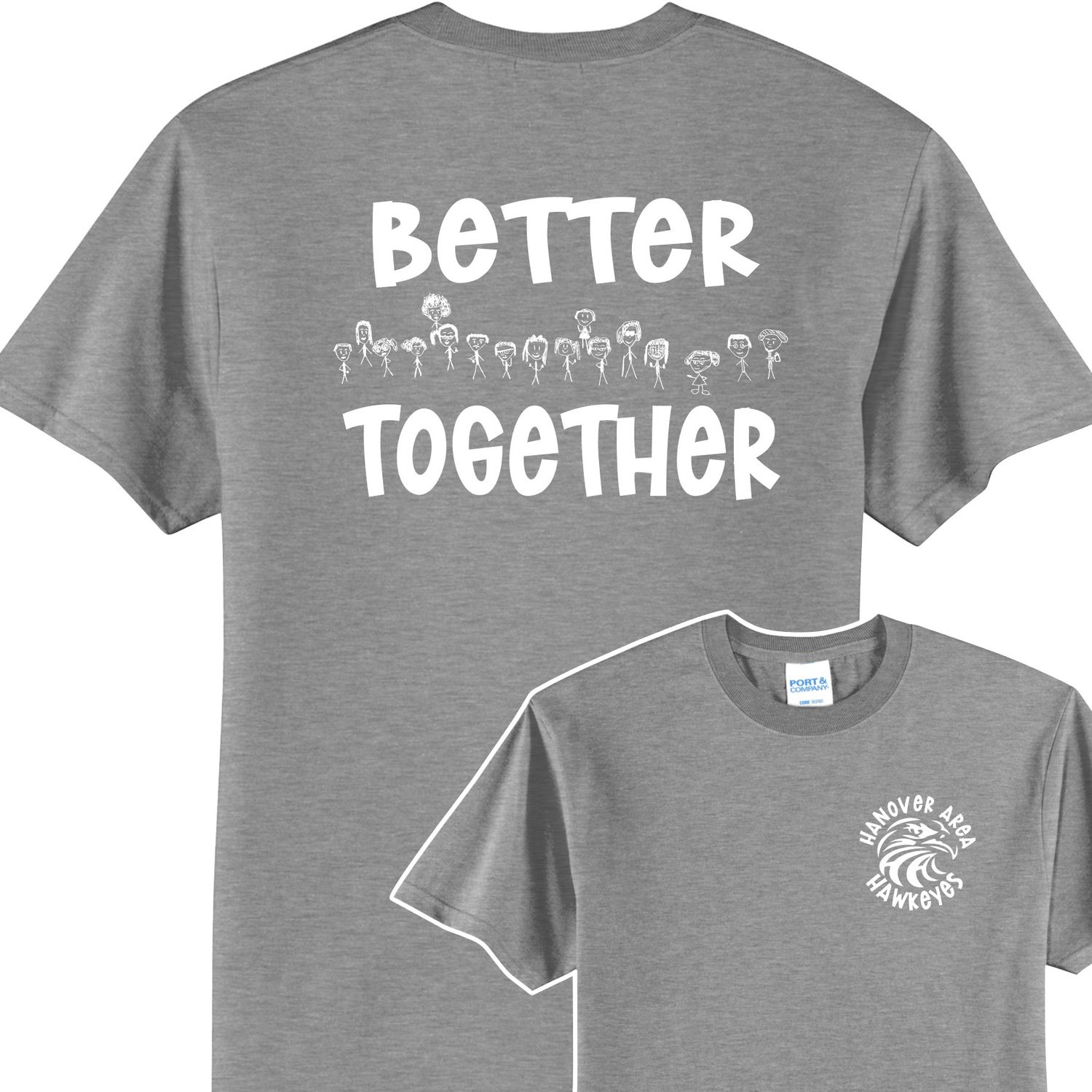 Hanover Area Unified Track &amp; Field Custom Drawing Shirt