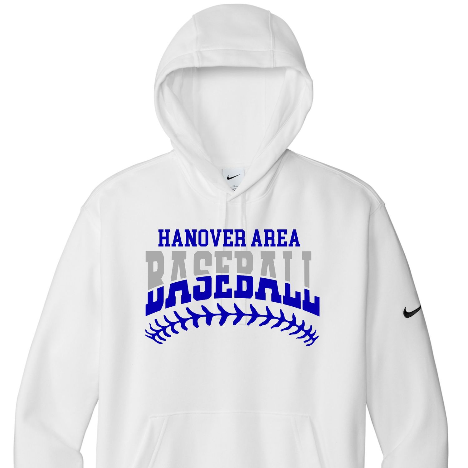 Hanover Area Baseball Stitched Nike Hoodie