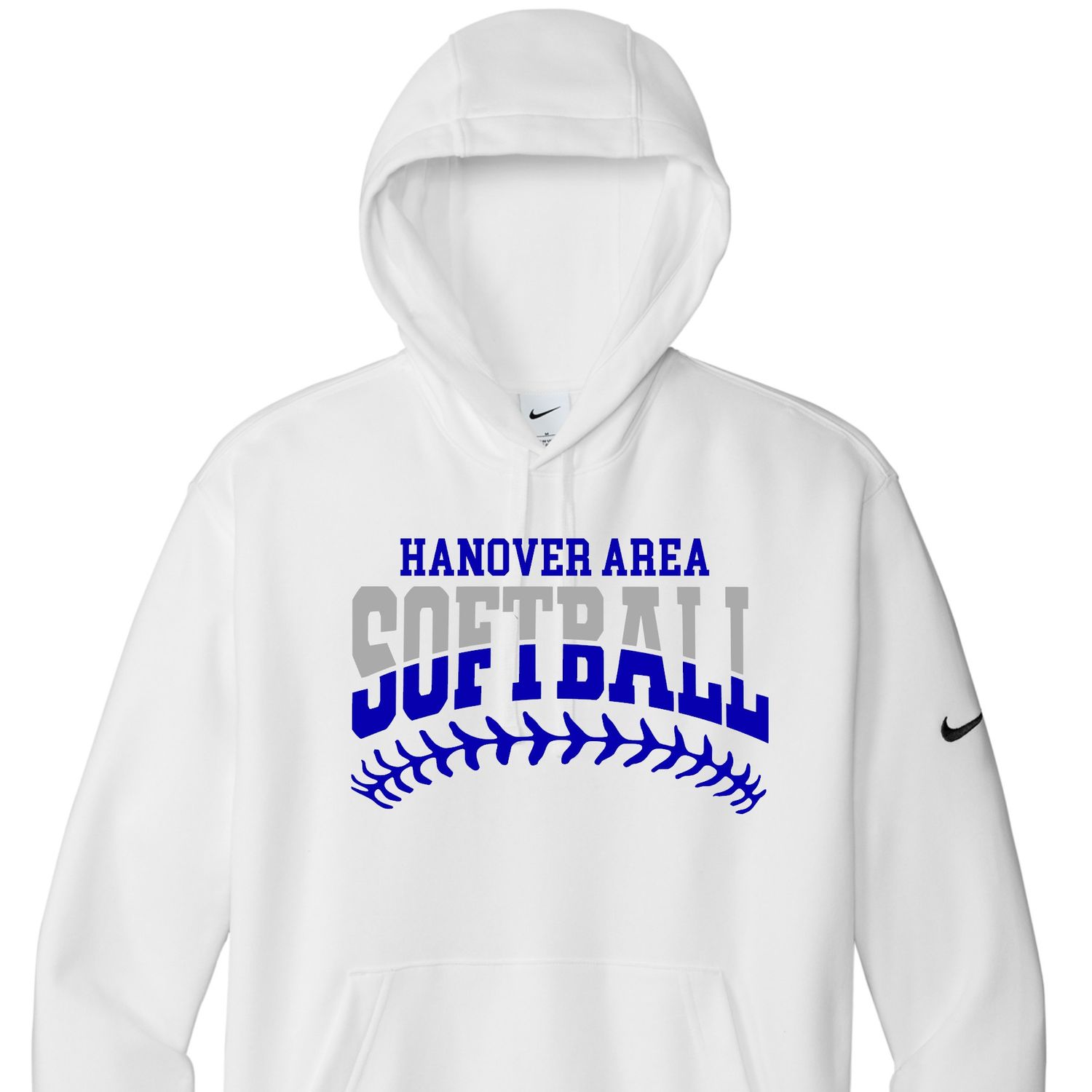 Hanover Area Softball Stitched Nike Hoodie