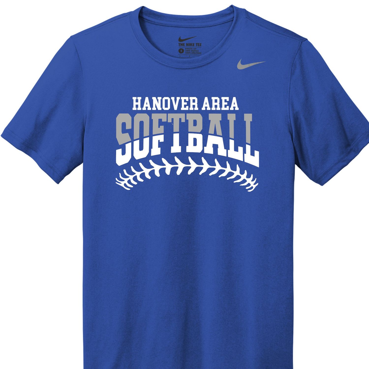 Hanover Area Softball Stitched Nike Performance Tshirt