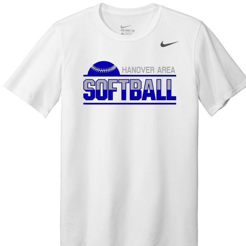Hanover Area Softball Nike Performance Tshirt