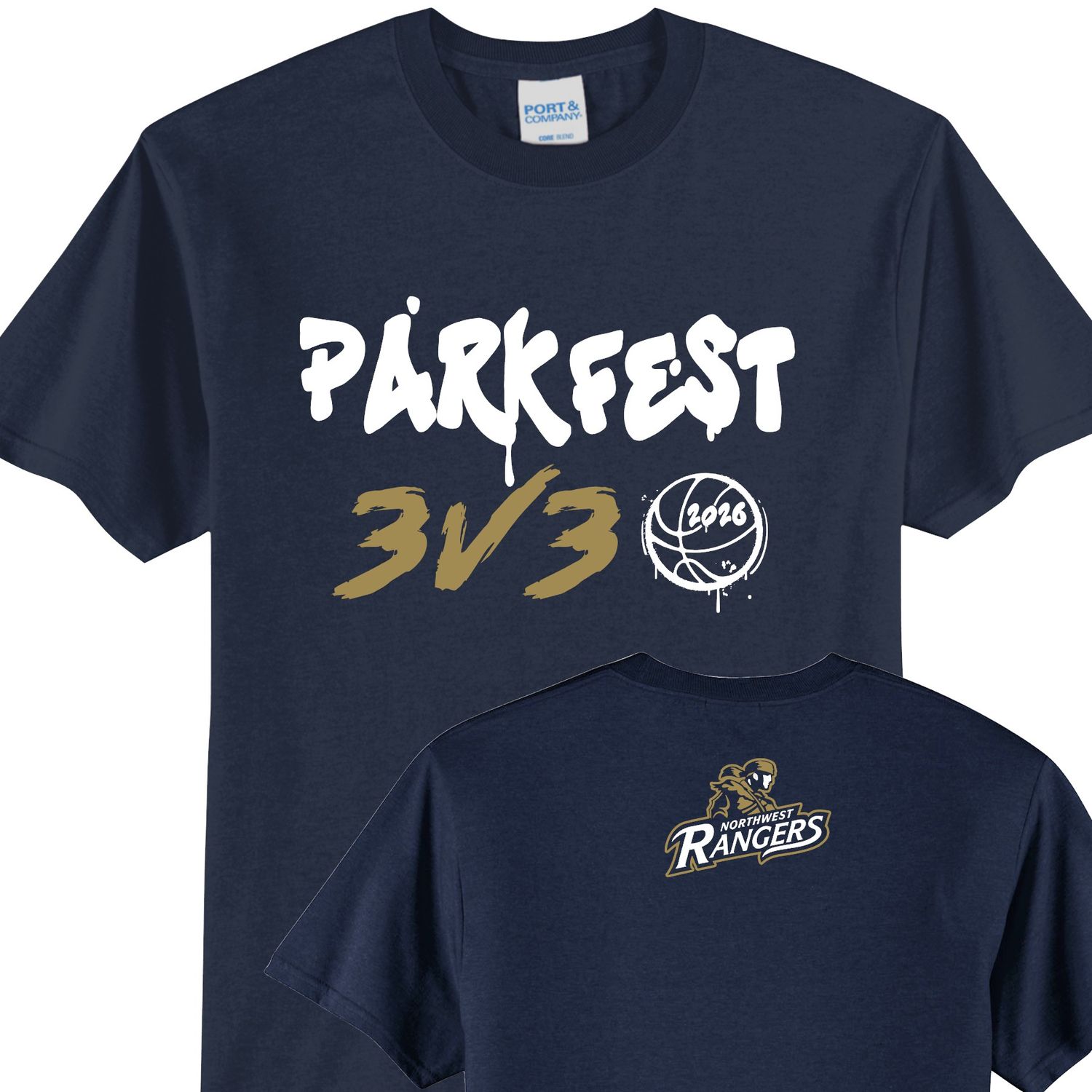 Northwest Rangers Basketball Parkfest 2026 Shirt
