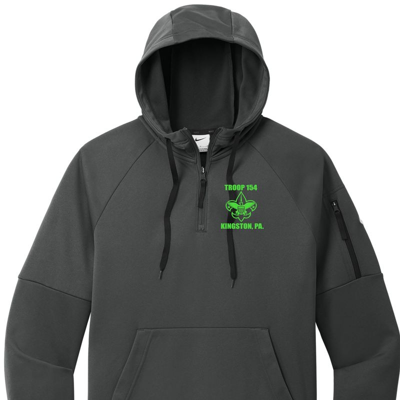 Troop 154 Nike Performance 1/4 Zip Hoodie