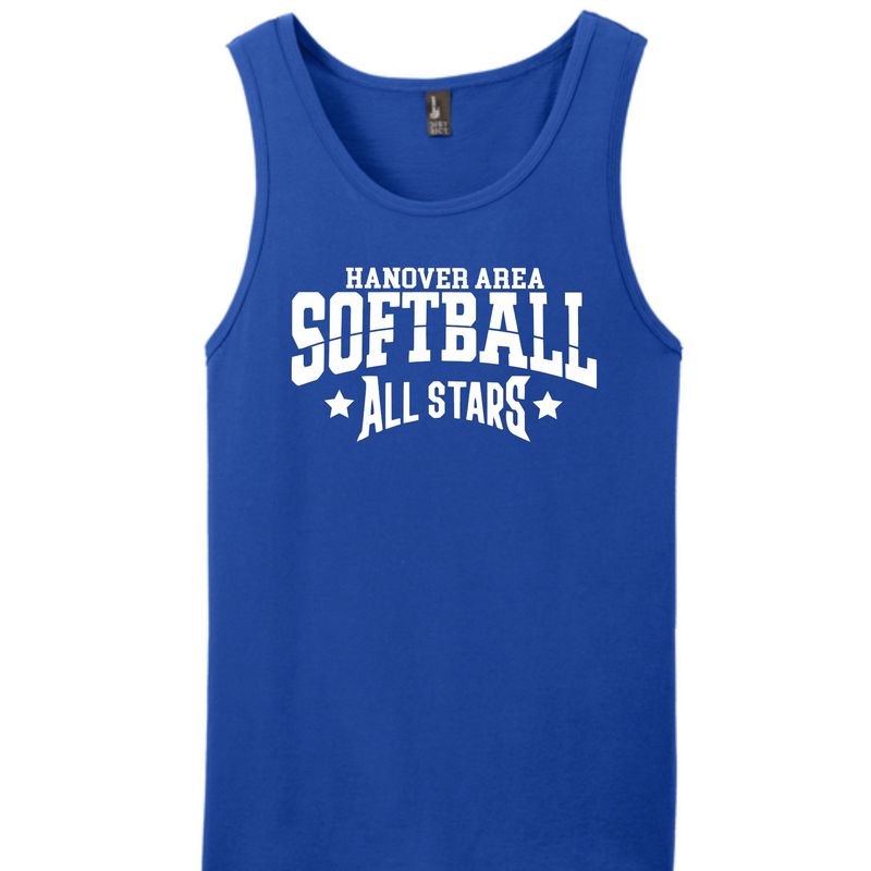 Hanover Area Little League All Stars Softball Unisex Tank Top