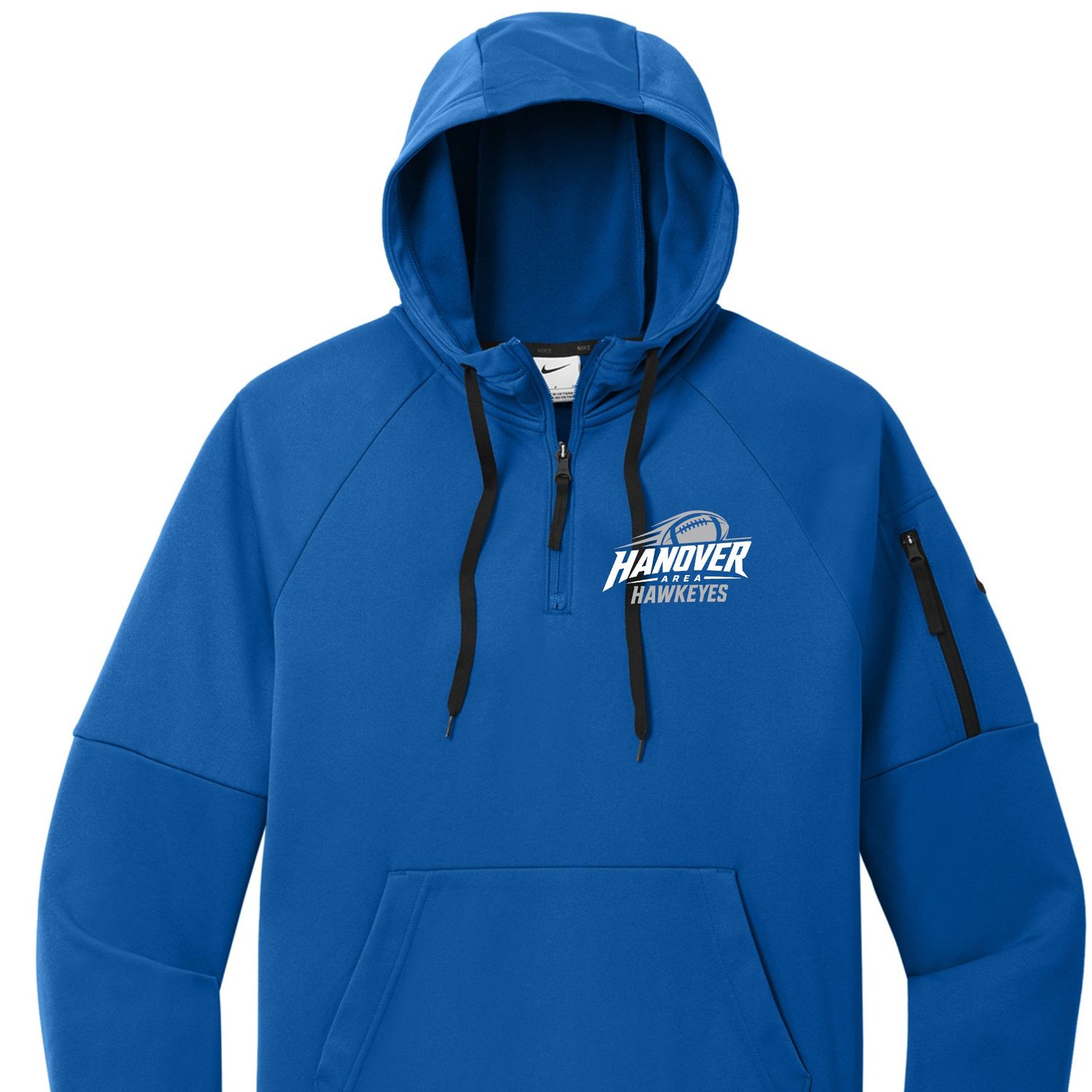 Hanover Area Football Nike Performance 1/4 zip hoodie