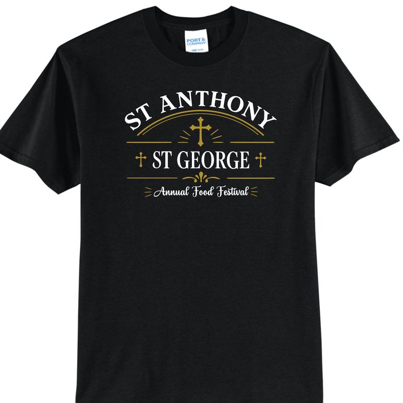 St Anthony St George Food Festival Tshirt