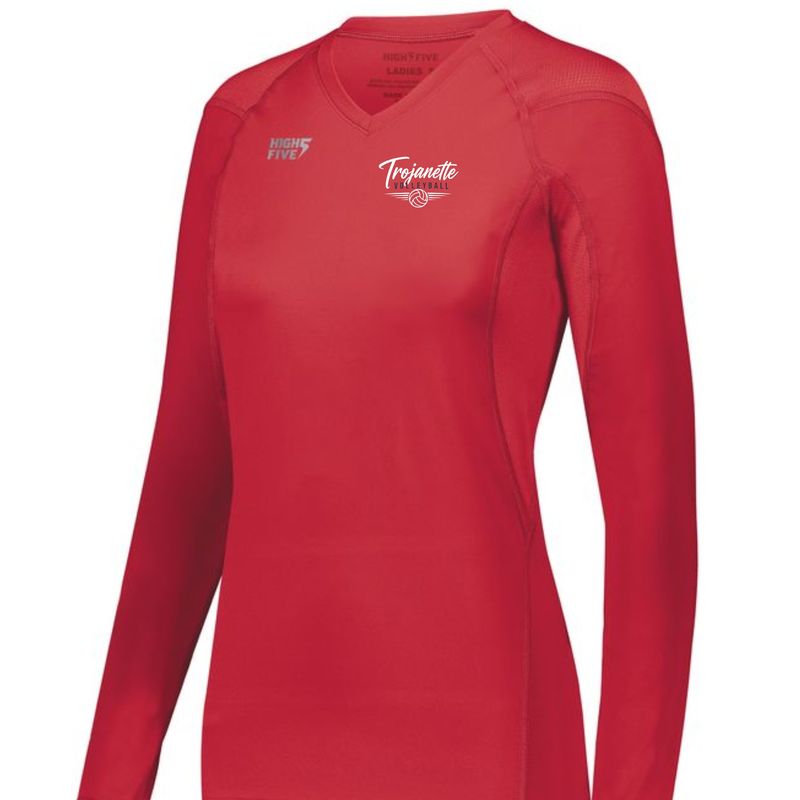 Nanticoke Volleyball Trojanette Trihut Performance Long Sleeve
