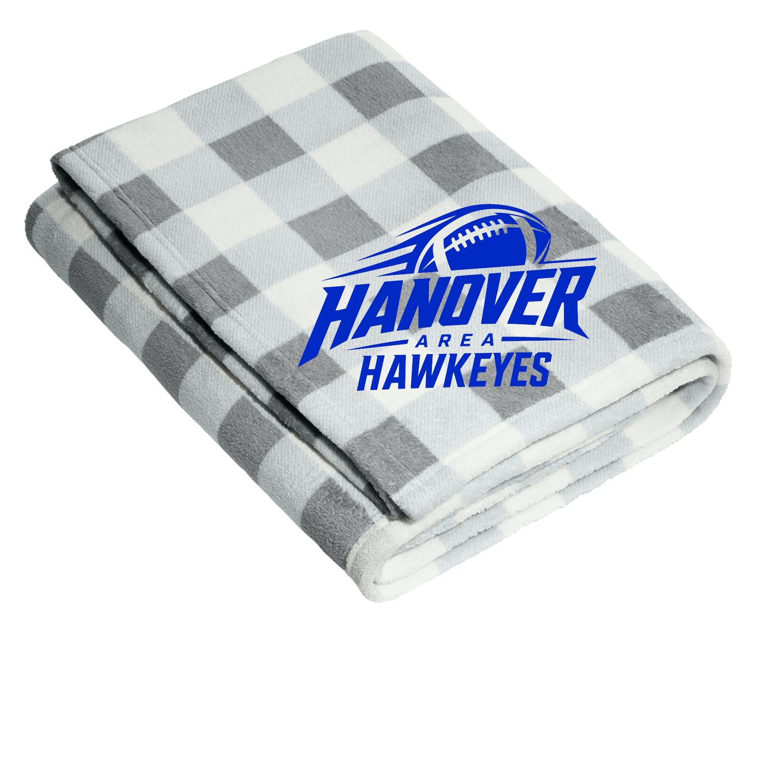 Hanover Area Football Plush 50x60 Blanket