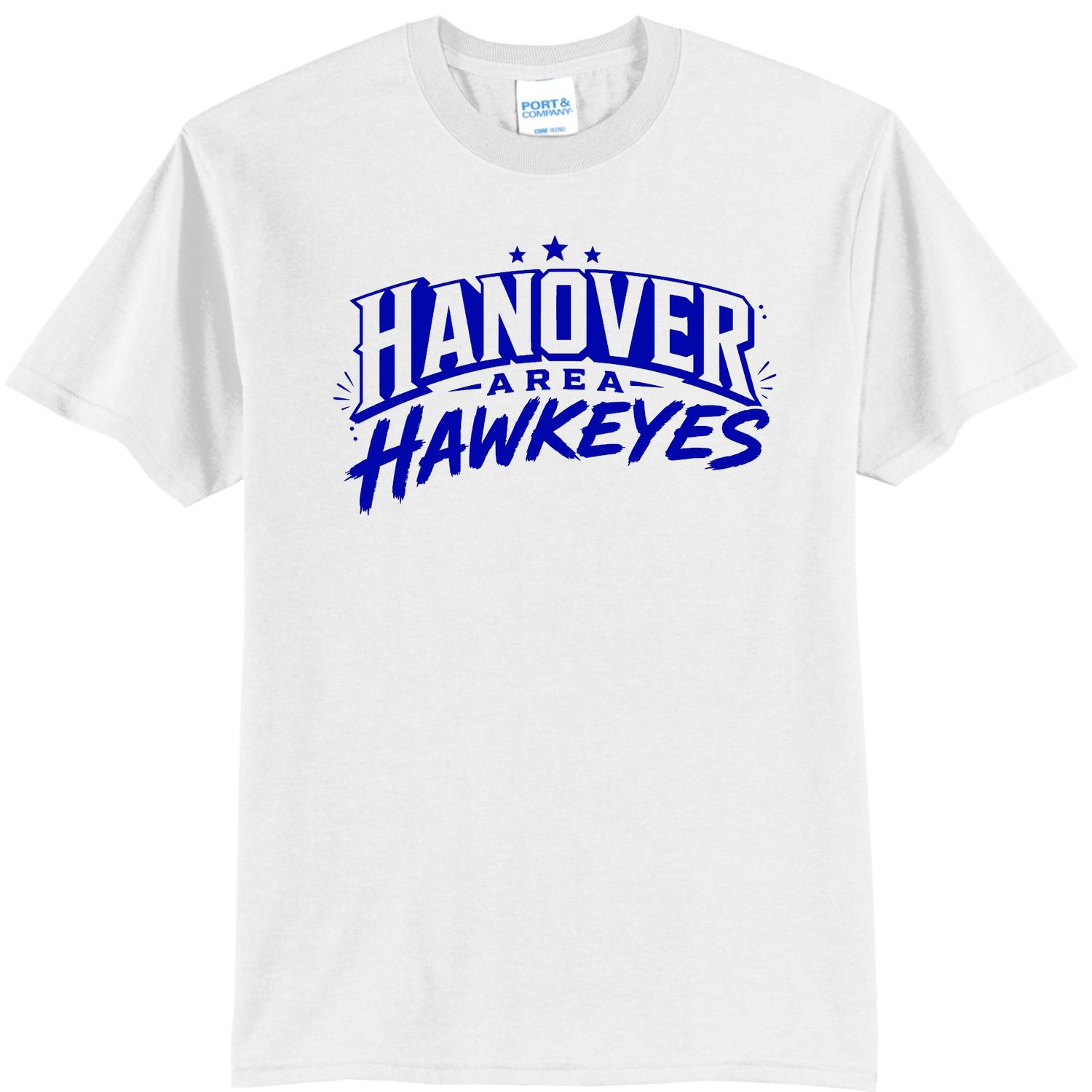Hanover Area Hawkeyes White Shirt